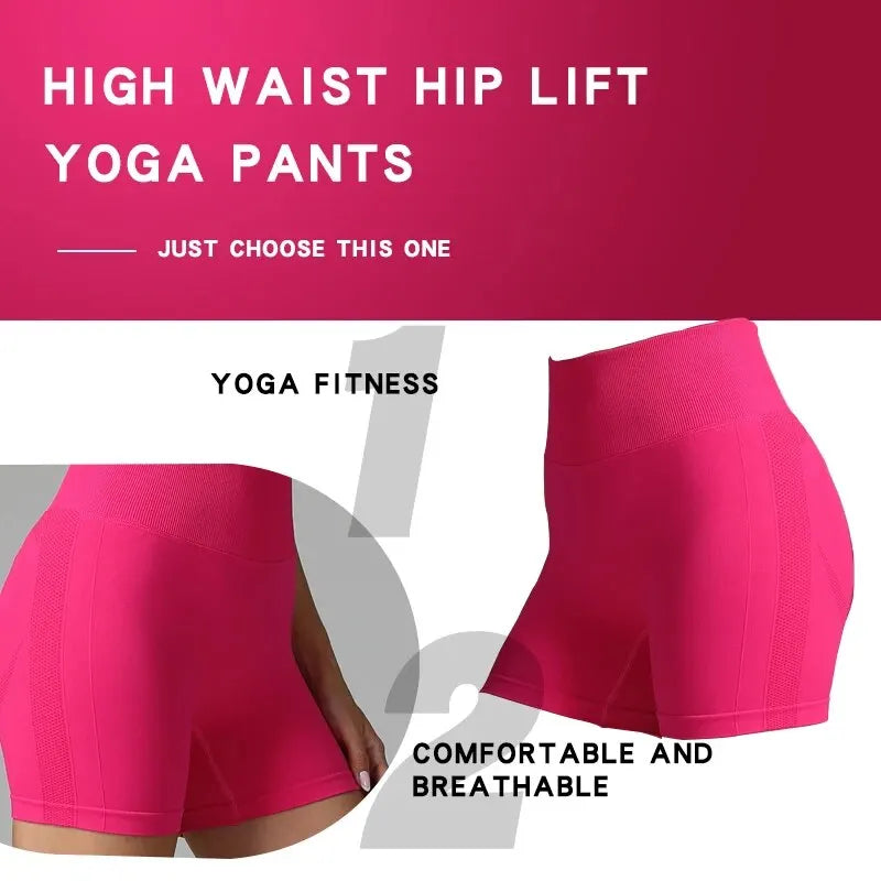 Body Con Gym Yoga Shorts for Women